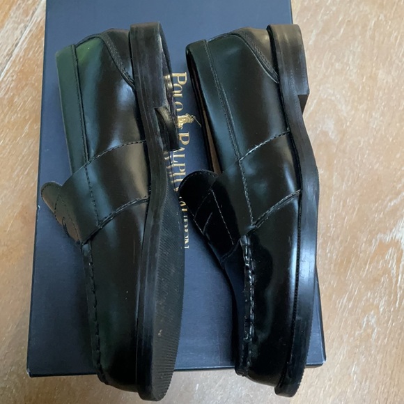 Polo Ralph Lauren black loafers like new with box - Picture 3 of 7